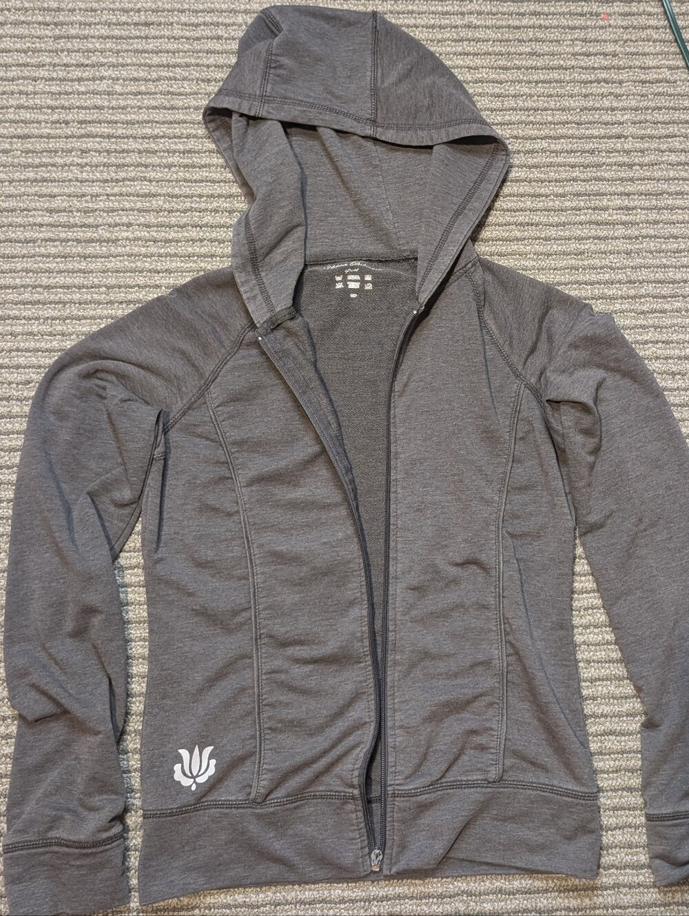 Urban Behavior Women's Gray Hooded Zip Utility Jacket
